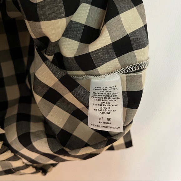 Solid and Striped gingham crop top - Picture 4 of 4